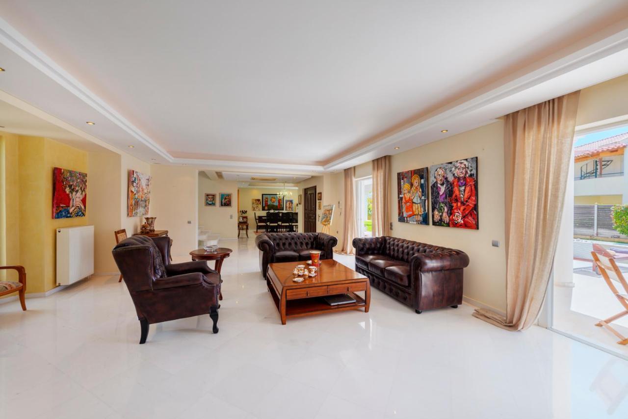 The Painters Luxurious Villa Anavyssos Exterior foto